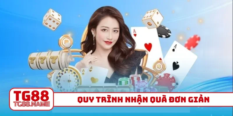 Quy trình nhận quà đơn giản