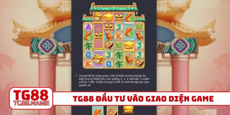 TG88 đầu tư vào giao diện game